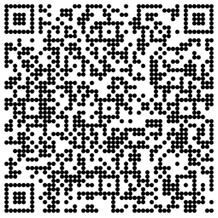 Venmo QR code for Joyce and Matt's honeymoon fund